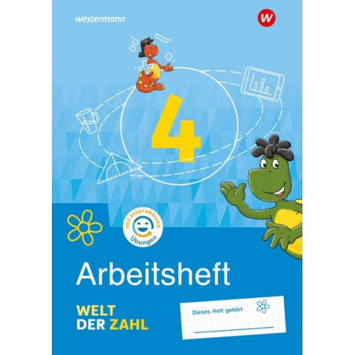 Welt der Zahl 4. Arbeitsheft mit interaktiven Übungen. Allgemeine Ausgabe