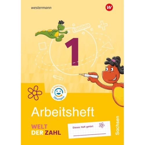 Welt der Zahl 1. Arbeitsheft mit interaktiven Übungen. Für Sachsen