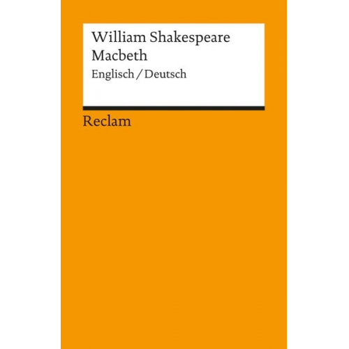 William Shakespeare - Macbeth. Englisch/Deutsch