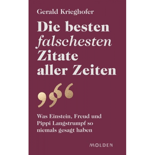 Gerald Krieghofer - Die besten falschesten Zitate aller Zeiten