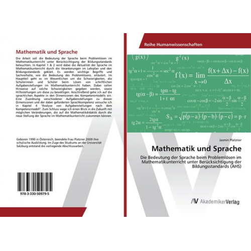 Jasmin Platzner - Mathematik und Sprache