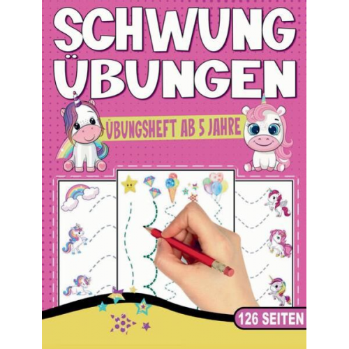 S&L Inspirations Lounge - Schwungübungen Übungsheft - Das kindgerechte Einhorn Vorschulbuch.