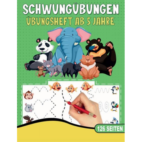 S&L Inspirations Lounge - Schwungübungen Übungsheft - Das kindgerechte Vorschulbuch mit tollen Tiermotiven.