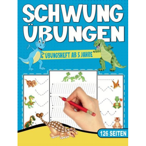 S&L Inspirations Lounge - Schwungübungen Übungsheft - Das kindgerechte Dinosaurier Vorschulbuch.