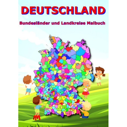 M&M Baciu - Deutschland Bundesländer und Landkreise Malbuch