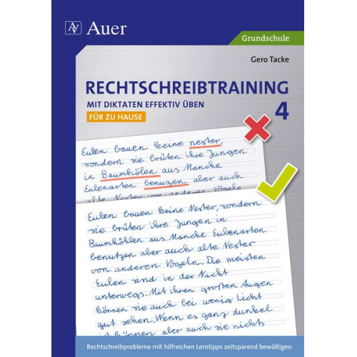 Gero Tacke - Rechtschreibtraining: Mit Diktaten effektiv üben 4