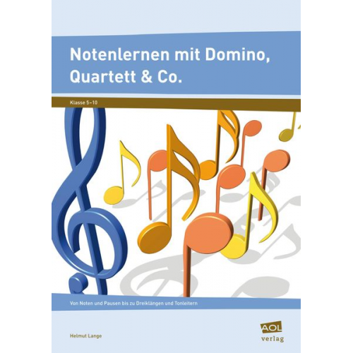 Helmut Lange - Notenlernen mit Domino, Quartett & Co.