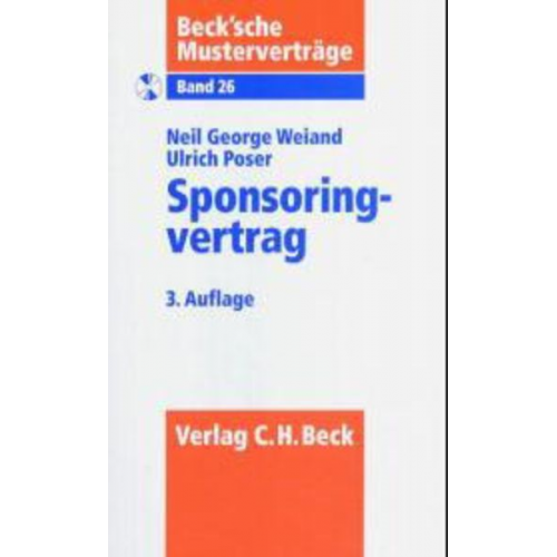 Neil George Weiand Ulrich Poser - Sponsoringvertrag