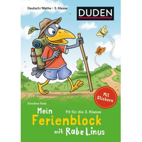 Dorothee Raab - Mein Ferienblock mit Rabe Linus  Fit für die 3. Klasse