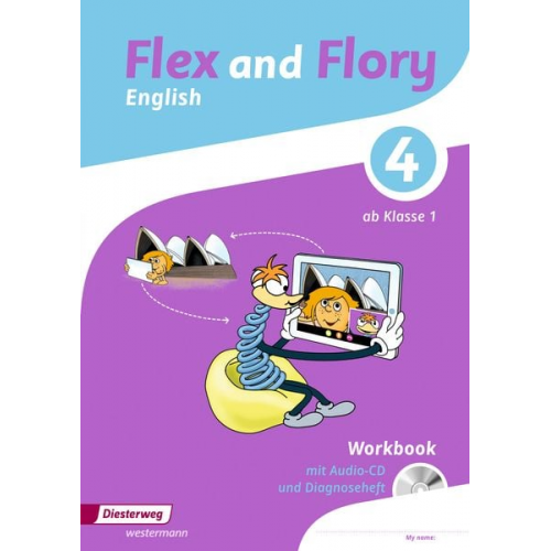 Chris Carter Ute Schimmler Katja Gerbig Barbara Hardt Mareike Siekmeier - Flex and Flory 1-4. Workbook 4 mit Schüler-Audio-CD und Diagnoseheft