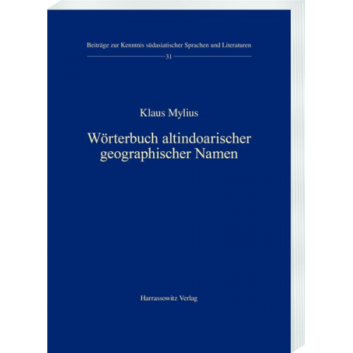 Klaus Mylius - Wörterbuch altindoarischer geographischer Namen