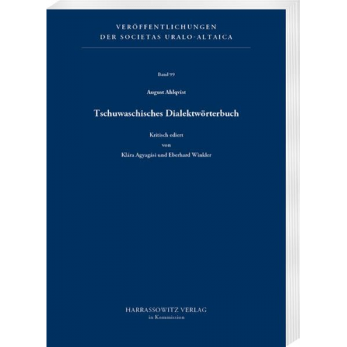 August Ahlqvist - Tschuwaschisches Dialektwörterbuch