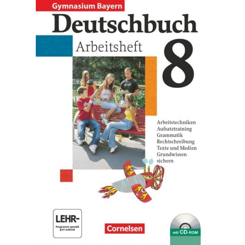 Christl Ostertag Annegret Schneider Konrad Wieland - Deutschbuch Gymnasium - Bayern - 2008 - 8. Klasse - Arbeitsheft mit Lösungen und CD-ROM