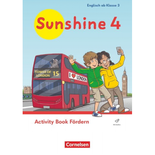 Sunshine 4. Schuljahr. Activity Book Fördern - Mit Audios (Webcode)