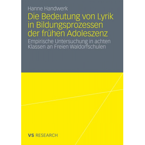 Hanne Handwerk - Die Bedeutung von Lyrik in Bildungsprozessen der frühen Adoleszenz