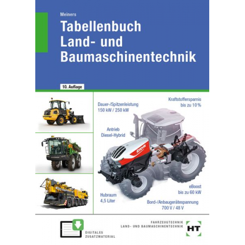 Hermann Meiners - EBook inside: Buch und eBook Tabellenbuch Land- und Baumaschinentechnik