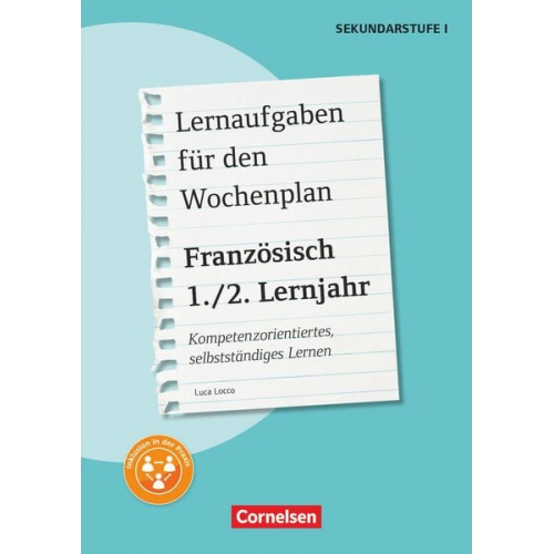 Luca Locco - Locco, L: Lernaufgaben für Wochenplan Französisch 1./2.Lj.