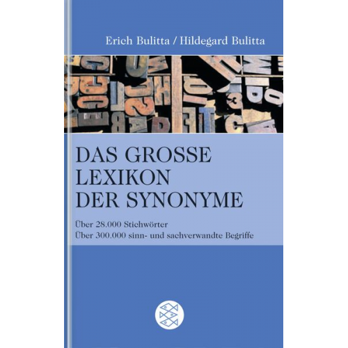 Erich Bulitta Hildegard Bulitta - Das große Lexikon der Synonyme