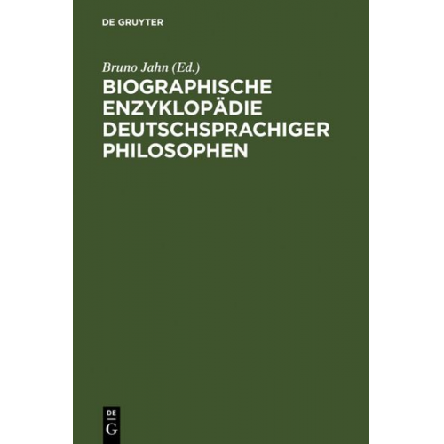 Bruno Jahn - Biographische Enzyklopädie deutschsprachiger Philosophen