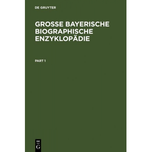 Große Bayerische Biographische Enzyklopädie