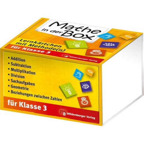 Verena Anlauf Yvonne Kopf - Mathe in der Box – Lernkärtchen mit Methode(n), Klasse 3