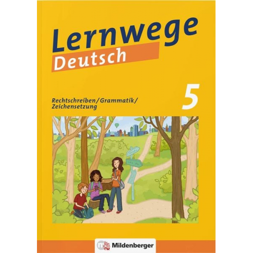 Jasmin Merz-Grötsch Ute Fenske Fabian Grötsch Bernd Kinzl - Lernwege Deutsch 1: Rechtschreibung - Grammatik - Zeichensetzung 5 (mit Lösungsheft)