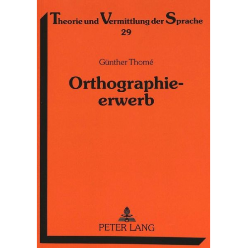 Günther Thomé - Orthographieerwerb