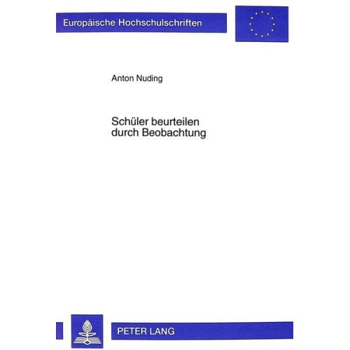 Anton Nuding - Schüler beurteilen durch Beobachtung