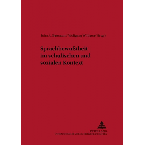 Sprachbewusstheit im schulischen und sozialen Kontext