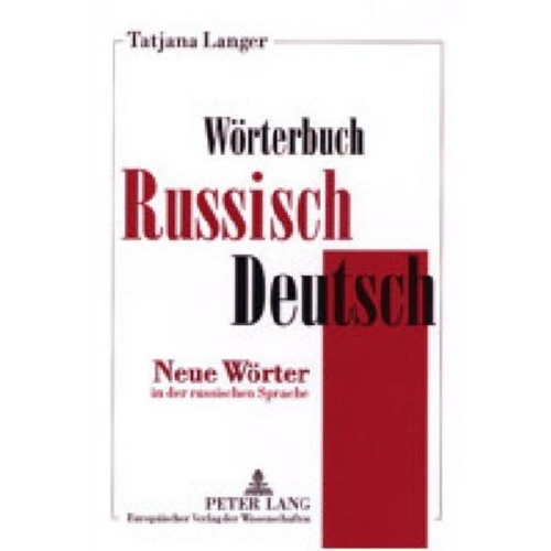 Tatjana Langer - Wörterbuch Russisch-Deutsch