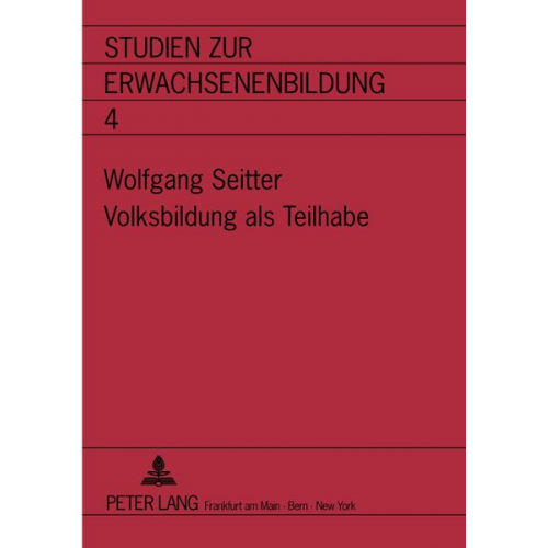 Wolfgang Seitter - Volksbildung als Teilhabe