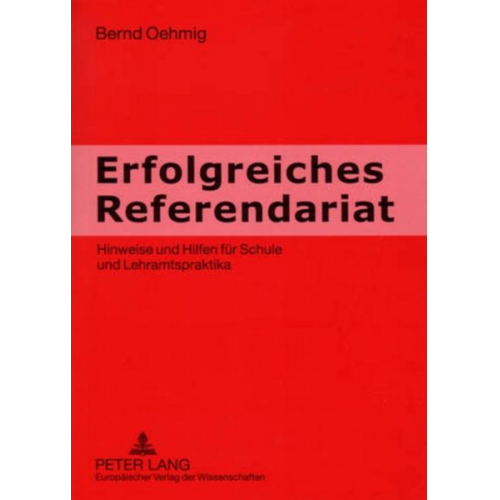 Bernd Oehmig - Erfolgreiches Referendariat