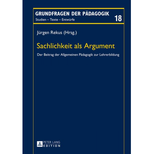 Sachlichkeit als Argument