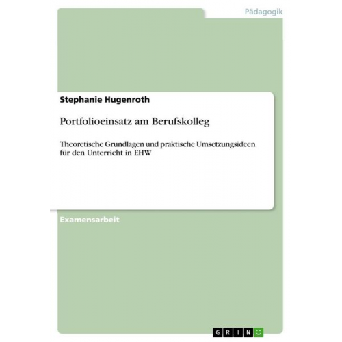 Stephanie Hugenroth - Portfolioeinsatz am Berufskolleg