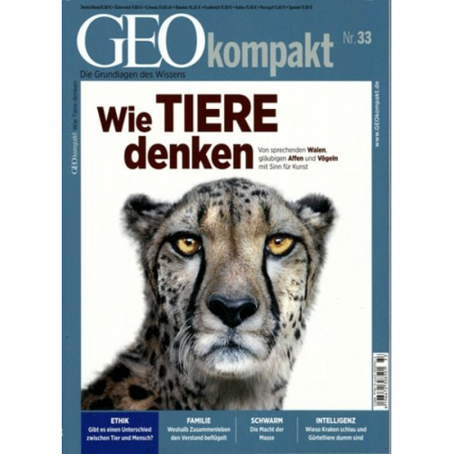 GEOkompakt / GEOkompakt 33/2012 - Wie Tiere denken