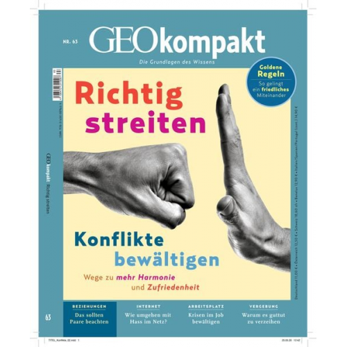 Jens Schröder Markus Wolff - GEOkompakt / GEOkompakt 63/2020 - Konflikte + Streit