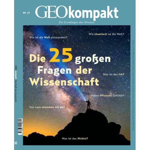 Jens Schröder Markus Wolff - GEOkompakt / GEOkompakt 65/2020 - Die 25 großen Fragen der Wissenschaft