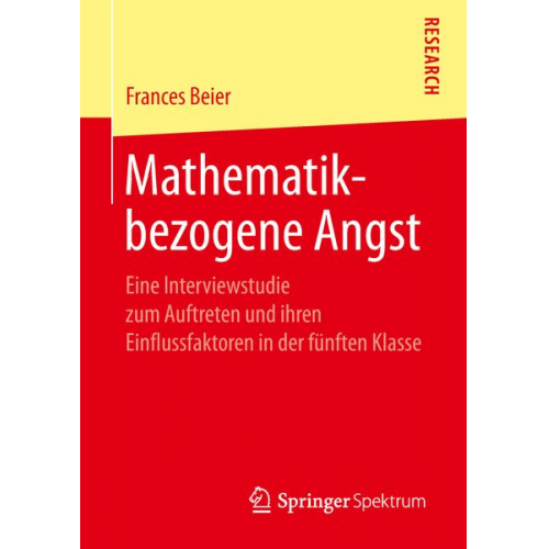 Frances Beier - Mathematikbezogene Angst