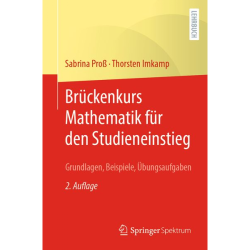 Sabrina Pross Thorsten Imkamp - Brückenkurs Mathematik für den Studieneinstieg
