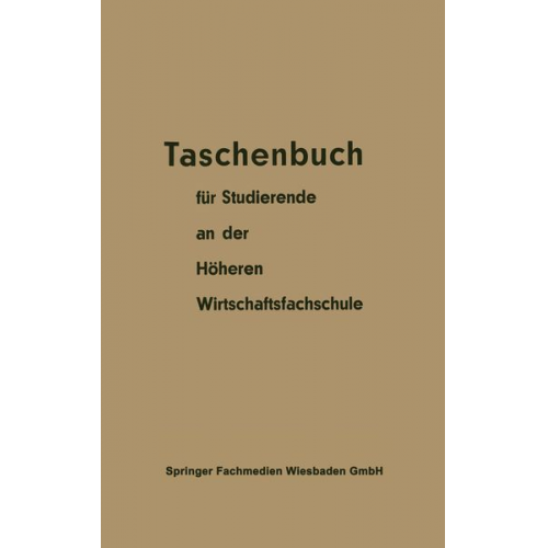 Hwf Hwf - Taschenbuch für Studierende an der Höheren Wirtschaftsfachschule