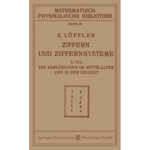 Eugen Löffler - Ziffern und Ziffernsysteme