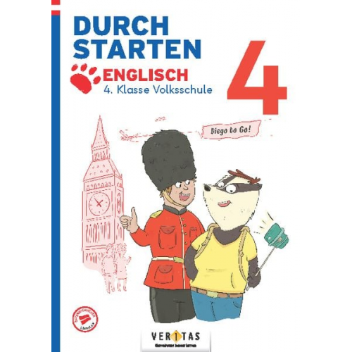 Carina Oberhofer - Durchstarten 4. Klasse Volksschule. Diego to go! Englisch - Übungsbuch
