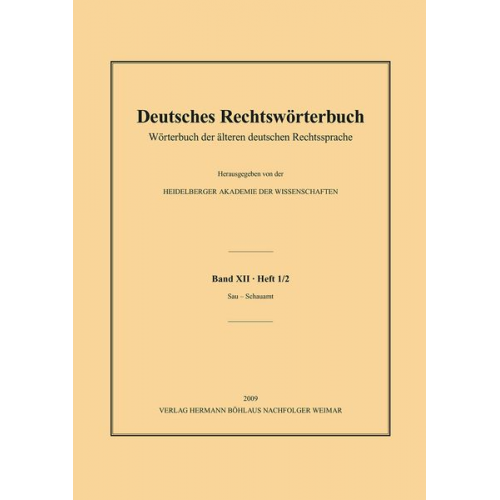 Deutsches Rechtswörterbuch