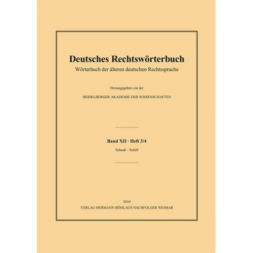 Deutsches Rechtswörterbuch