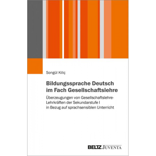 Songül Kilic - Bildungssprache Deutsch im Fach Gesellschaftslehre