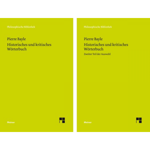 Pierre Bayle - Historisches und kritisches Wörterbuch