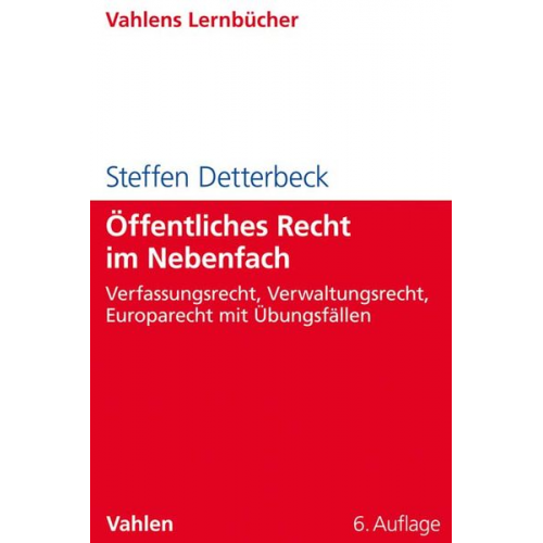 Steffen Detterbeck - Öffentliches Recht im Nebenfach