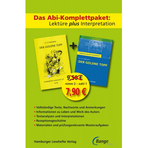 E.T.A. Hoffmann - Der goldne Topf - Lektüre plus Interpretation: Königs Erläuterung + kostenlosem Hamburger Leseheft von E.T.A. Hoffmann.