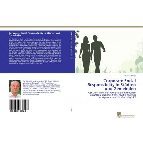 Raimund Frick - Corporate Social Responsibility in Städten und Gemeinden