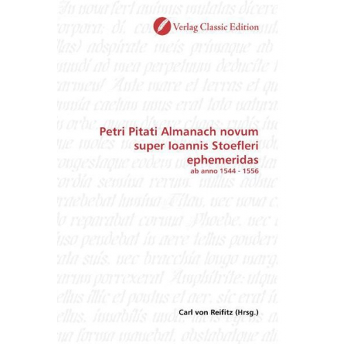 Petri Pitati Almanach novum super Ioannis Stoefleri ephemeridas